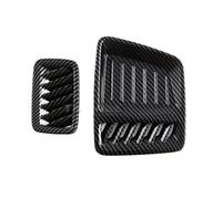 Interiores De Coche Para Hyundai Para Santa Fe 2023-2025 ABS Cubierta Salida Ventilación Aire Tablero Embellecedor Marco Biselado Moldura Guarnición Car Interior Accessories(ABS carbon fiber)