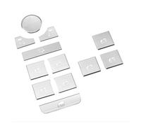 Interiores De Coche Para Mazda 3 Para Angkeira BP CX30 Para CX-30 DM 19-23 Gafas Ventana Coche Cubierta Botón Elevación Embellecedor Pegatina Lentejuelas Car Interior Accessories(Plata)