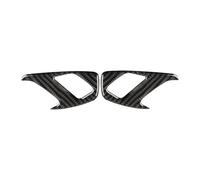 Interiores Embellecedor Para Chevrolet Para Camaro 2017-2022 Fibra Carbono Interior Cerradura Puerta Coche Interruptor Pegatina Decorativa Marco Cubierta Molduras interiores(Black carbon fiber)