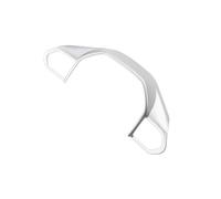 Interiores Embellecedor Para Peugeot E-208 508 208 3008 GT 4008 5008 2016-2020 Cubierta Panel Volante Coche Accesorios Embellecedores Lentejuelas Molduras interiores(ABS silver)