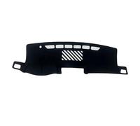 Interiores Fundas Salpicadero Alfombrilla Protectora para Salpicadero Coche para Toyota para Crown 2008-2012 Royal S200 GRS204 Almohadilla Parasol(Black LHD)