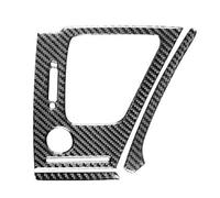 Interiores Para 9th Para Civic Coupe Sedan 2013-15 Tablero Fibra Carbono Lado Izquierdo Panel Salida Aire Traje Pegatina Interior Funda decoraci(Black1)