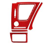 Interiores Para 9th Para Civic Coupe Sedan 2013-15 Tablero Fibra Carbono Lado Izquierdo Panel Salida Aire Traje Pegatina Interior Funda decoraci(Red4)