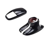 interiores para coche Compatible Con Dodge Para Challenger Para Charger Para Durango 2015 2016 2017 2018 2019-2023 3 Piezas Cubierta Pomo Cambio Marchas Embellecedor Interior(Carbon Fiber)