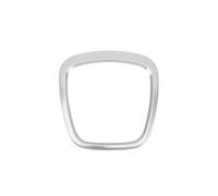 Interiores Para Para A4 B6 B7 B8 A6 C6 A5 Q7 Q5 A3 8P S3 8v Interior Estilo Coche Volante Centro Cubre Pegatinas Embellecedoras Funda decoraci(Rectangle Silver)