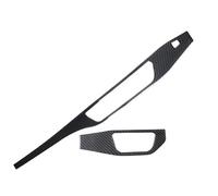 Interiores Para Para A4 B8 A5 Interior Fibra Carbono Consola Coche Tablero Marco Decoración Cubierta Pegatinas Embellecedoras Funda decoraci(RHD)