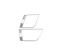 Interiores Para Para Q5 FY 2018-2022 LHD Pegatinas Interiores Tablero Marco Salida Aire Lateral Embellecedor Cubierta Decorativa Funda decoraci(Plata)