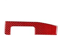 Interiores Para Serie 3 Para E46 Para M3 1998-2006 Panel Salpicadero Cubierta Embellecedora Pegatina Decoración Interior Coche Funda decoraci(Red LHD1)