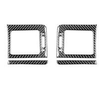 Interiores Para Subaru Para Impreza 2012-2016 Tablero Ambos Lados Panel Salida Aire Cubierta Embellecedora Pegatina Interior Coche Funda decoraci(Negro)