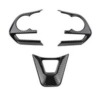 Interiores Para Toyota Para RAV4 Para RAV 4 Para Corolla Para Avalon 2019-2021 Panel Botones Volante Cubierta Pegatina Embellecedora Funda decoraci(Negro,369)