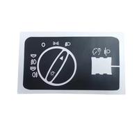 Interiores Pegatina botón internos Compatible Con A3 Para 8L 1996 1997 1998 1999 2000 2001 2002 2003 1 Juego De Pegatinas De Reparación De Botones De Faros Delanteros Estilo De Coche
