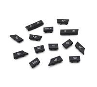 Interiores Pegatina botón internos Compatible Con Serie-7 Para F01 Para F02 2009 2010 2011 2012 2013 2014 Kit De Reparación Del Botón De Calefacción Del Aire Acondicionado Del Interior Del Coche