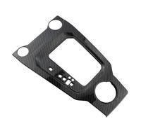 Interiores Perilla Palanca Cambios Panel Decoración Cubierta Pegatina Embellecedora Para VW Para Troc Para T-roc 2018-2023 Funda decoraci(With hole black)