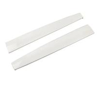 Interiores Tira Decorativa Consola Central Coche Cubierta Protectora Tablero Instrumentos Para Tesla Para Modelo 3/Y 2023 Funda decoraci(White ABS)