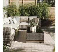 Interiyou Alfombra Exterior Kano - 160x230 cm Crema/Beige - Patrón geométrico - Resistente a los Rayos UV para Exteriores: balcón, terraza, jardín o Cocina - Tejido Plano