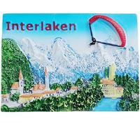 Interlaken Suiza imán para nevera, nevera, decoración de recuerdo, resina, manualidades, cocina, pizarra blanca