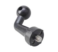 Interlockings - Adaptador de tornillo macho de 1/4 a codo de 17 mm para teléfonos, tabletas, trípodes, accesorios de montaje