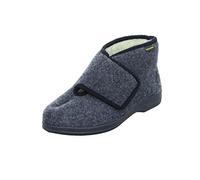 Intermax Pantuflas de velcro con forma de bota para hombre, color negro, antracita, 44 EU