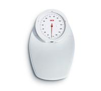 Intermed Báscula mecánica de suelo con tapete blanco Blanco