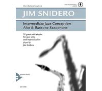 Intermediate jazz conception for alto sax saxophone +cd (Advance Music: Intermediate Jazz Conception)