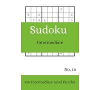 Intermediate Sudoku No 10: 250 puzzles, 5.06 x 7.81 inches