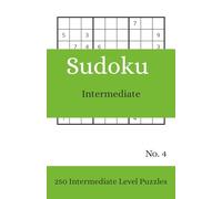 Intermediate Sudoku No. 4: Intermediate Sudoku, 250 puzzles, 5.06 x 7.81 inches