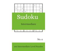 Intermediate Sudoku No. 6: Intermediate Sudoku, 250 puzzles, 5.06 x 7.81 inches