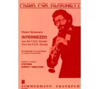 Intermezzo de la sonate F.A.E. ("libre mais seul"): clarinet in Bb and piano.