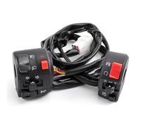 Intermitente Claxon Con Compatible Con Para Ninja Para ZX6R Para ZX10R Controlador De Interruptor De Motocicleta Para Manillar Botón De Bocina Señal De Giro Luz Antiniebla 2X
