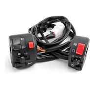 Intermitente Claxon Con Compatible Con Para Ninja Para ZX6R Para ZX10R Interruptor De Manillar De Motocicleta Controlador 2X Para Botón De Bocina Señal De Giro Luz Antiniebla