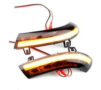 Intermitente de Espejo retrovisor Compatible con VW Golf 5/6 Plus 2005-2013,luz Intermitente dinámica OEM: 1K0949101/1K0949102 (Amarillo)