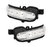 Intermitente de señal de de espejo, luz de señal de de espejo retrovisor LED, reemplazo impermeable para Clase C W203 de 4 puertas 2004-2007(izquierda A2038201521)