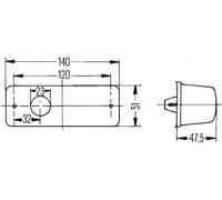 Intermitente derecha amarillo 2BM 006 692-027 HELLA