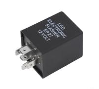 Intermitente electrónico para relé de 5 pines Plug Play electrónico | Corrección hiperintermitente, diseño de 5 pines, sistema de 12 V, sin generación de calor, electrónica duradera