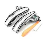 Intermitente Espejo Retrovisor Luz LED Intermitente Dinámico Espejo Lateral Lámpara Secuencial Para Toyota Para Alphard Para Vellfire Para Tacoma Para RAV4 XA50 Para Highlander(Crystal white)