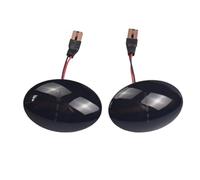 Intermitente Espejo Retrovisor Luz LED Posición Lateral Dinámica Coche Lámpara Señal Giro Para Opel Para Corsa BC Para Astra F Para Combo BC Para Meriva Accesorios Coche(Dynamic Smoked Type)