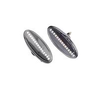 Intermitente Espejo Retrovisor Para Koleos 2008 2009 2010 2011 Luz De Señal De Giro LED Dinámica Luz De Posición Lateral Intermitente(Claro)