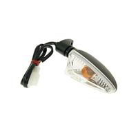 Intermitente halógeno trasero derecho 2EXTREME compatible con Aprilia SX 50 | 12 voltios, negro/transparente, naranja; compatible con Derbi Senda DRD 4T 4V R/SM 125, compatible con Piaggio Typhoon 2T