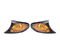 Intermitente Indicador Espejo Para BMW Serie 3 E46 4 Puertas 318i 320i 325i 330i 63137165859 63137165860 Luz Señal Giro Automática Lámpara Esquina Delantera Izquierda Derecha(Amber-a Pair)