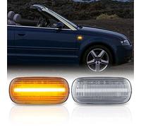 Intermitente lateral LED apto para Audi A4 | tipo B6 B7 | año de fabricación 2000 2009 | Cristal transparente