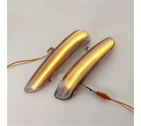 Intermitente lateral LED Para Peugeot 208 2008 2 Uds Luces Intermitentes Espejo Lateral LED Dinámicas Lámparas Indicadoras Señal Giro Secuencial(Dynamic Crystal)