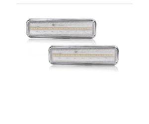 Intermitente lateral Para Plymouth Para Fury 1975-1978 Luces Intermitentes | Luz de estacionamiento del marcador lateral delantero(Clear Lens Amber)