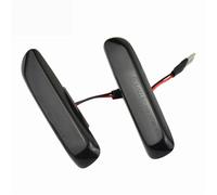 Intermitente Lateral Para Serie 3 Para E46 Sedan Coupe Wagon Convertible 1997-01 Señal Giro Intermitente Secuencial Indicador Lateral Estilo Coche(Dynamic Smoked Type)