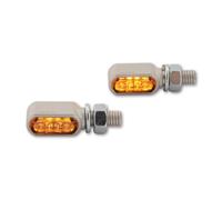 Intermitente led highsider pro stealth-xs bronx-plata/ahumado-mecanizado