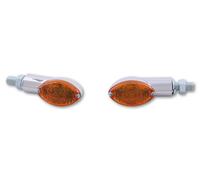 Intermitente led highsider smart cateye-cromado para moto repuestos accesorios