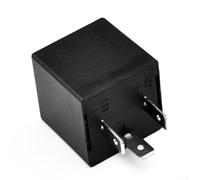 Intermitente LED sintonizable de 12 V y 3 pines para relé para luces intermitentes. Módulo intermitente electrónico compatible con vehículos de 12 V, soporta 0.02 a 20 A, por lo que carga