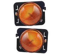 Intermitente Retrovisor Luces De Posición Laterales Delanteras De Coche Luz De Señal Giro Izquierda Derecha Para Jeep Para Wrangler JK 2007-2018 55078145AA 55078144AA Indicador Lateral(Left and Right)