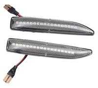 Intermitente Retrovisor Luz LED Para BMW Serie 7 E65 E66 E67 E68 Luces Posición Laterales LED Luz Señal Giro Panel Lámpara Repetidora(2Pcs Dynamic Crystal)