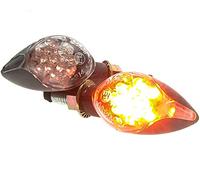 Intermitente Set Vicma M8 Led Cono transparente universal