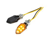 Intermitente Str8 LED Piccolo negro con homologación